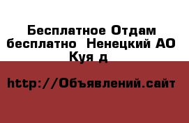 Бесплатное Отдам бесплатно. Ненецкий АО,Куя д.